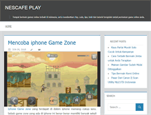 Tablet Screenshot of nescafeplay.com